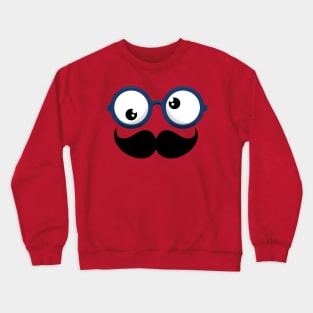 cute emoji cartoon face Crewneck Sweatshirt